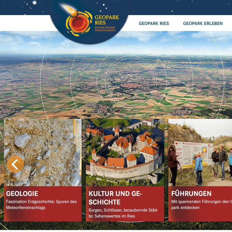 Screenshot Geopark Ries